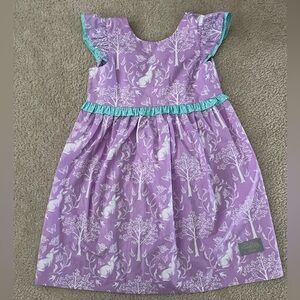 Eleanor Rose lavender and blue Easter dress 8-10